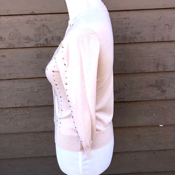The Limited cream cardigan w/ gold embellishments! - Picture 3 of 5